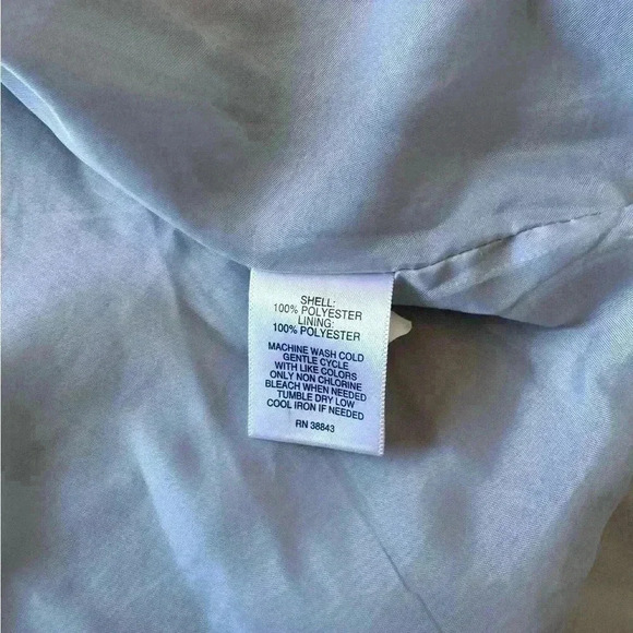 Women's Sam Edelman Ripstop Hooded Anorak Long Sleeve Zip Jacket Size Small Grey - Picture 8 of 11